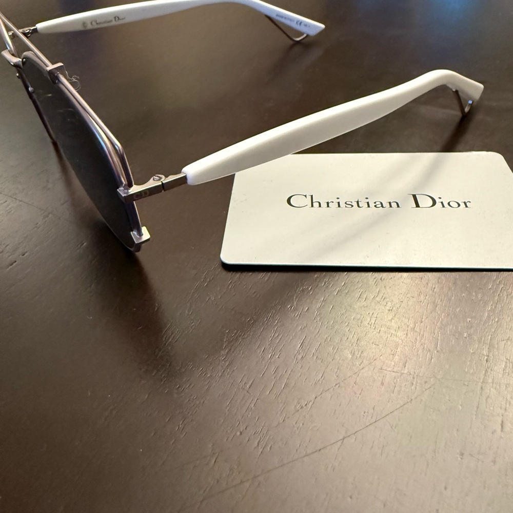 Authentic Dior Pink & White Technologic Mirror Sunglasses